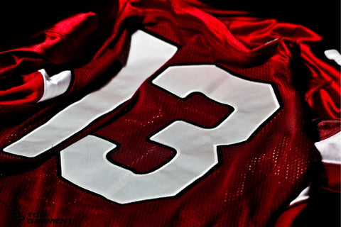 Screen Print Numbers on Jerseys
