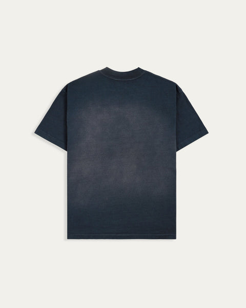 Sun Faded TobiClo Boxy T-shirt - Sapphire