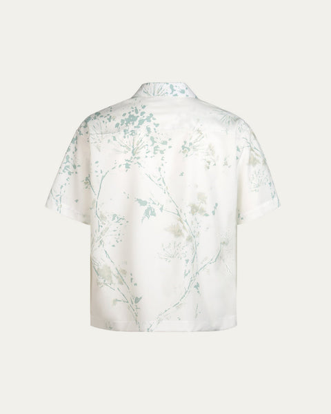 Highclass Cuban Shirt - White Marbel