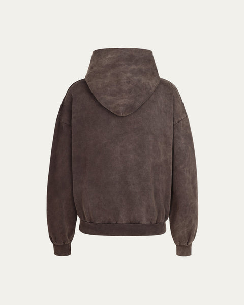 420gsm Heavyweight Wash Hoodie - Mocha