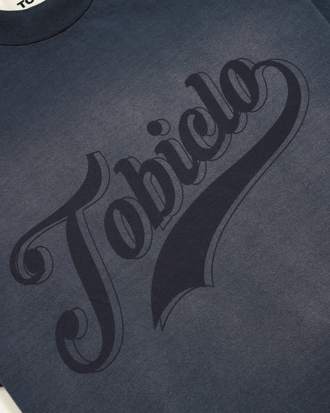 Sun Faded TobiClo Boxy T-shirt - Sapphire