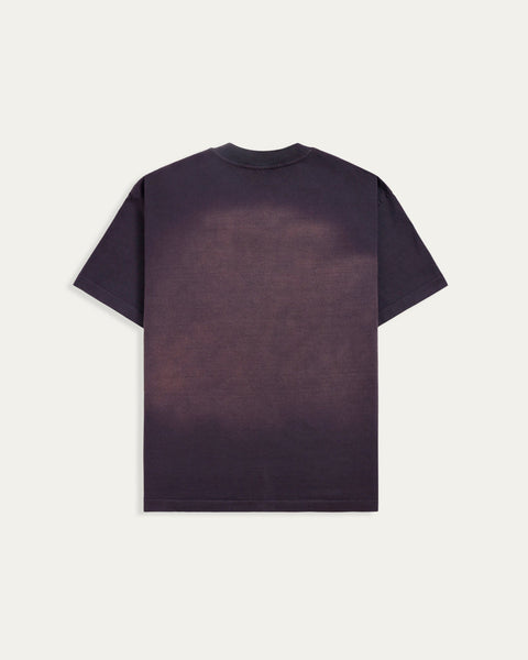 Sun Faded TobiClo Boxy T-shirt - Grape