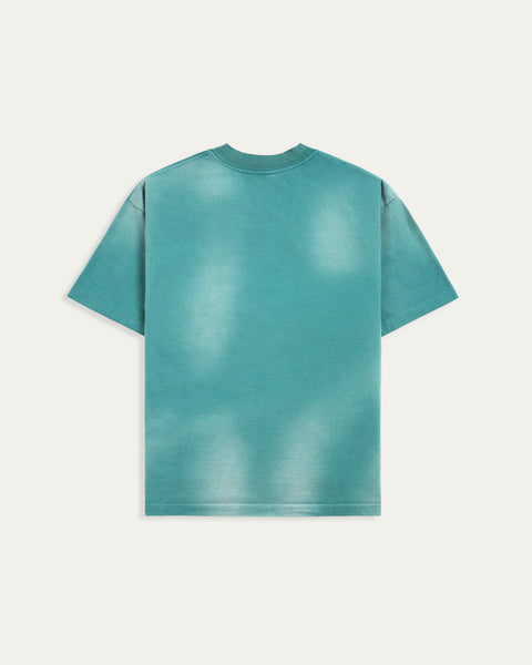 250gsm Heavyweight Wash T-shirt - SunFaded Blue