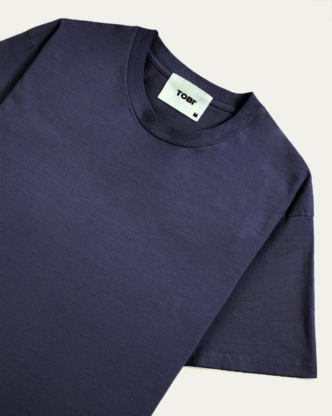 250gsm Heavyweight Wash T-shirt - Grape