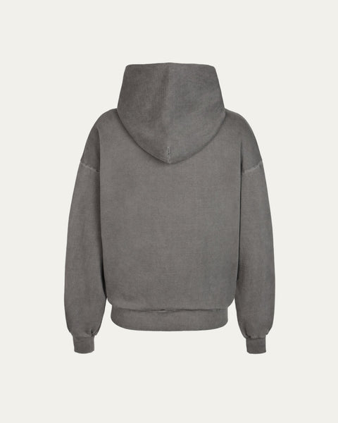 420gsm Heavyweight Wash Hoodie - Dark Grey