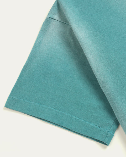 250gsm Heavyweight Wash T-shirt - SunFaded Blue