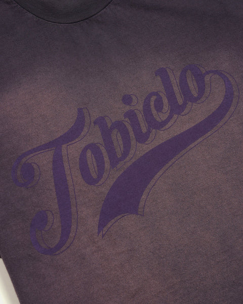Sun Faded TobiClo Boxy T-shirt - Grape