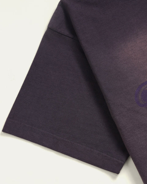 Sun Faded TobiClo Boxy T-shirt - Grape
