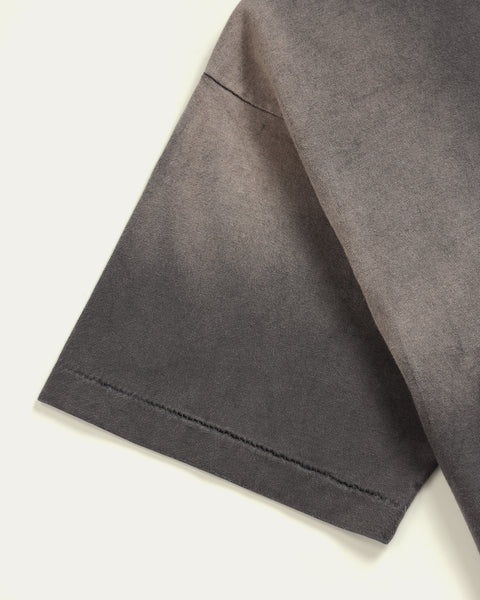 250gsm Heavyweight Wash T-shirt - SunFaded Grey