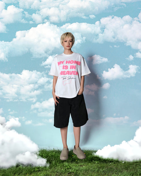 TOBI My Pinky Heaven Typo Boxy T-shirt - White