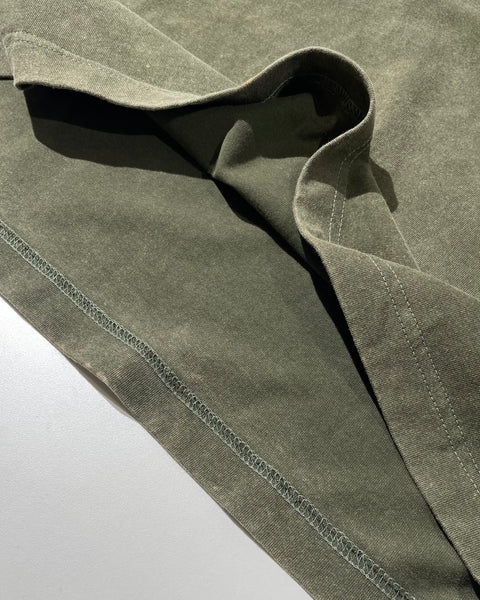250gsm Heavyweight Wash T-shirt - Olive Wash