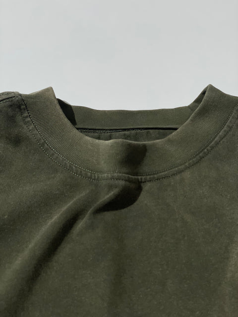 250gsm Heavyweight Wash T-shirt - Olive Wash