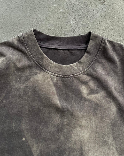 250gsm Heavyweight Wash T-shirt - Ash Static