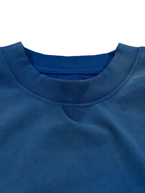 250gsm Heavyweight Wash T-shirt - Royal Blue Wash