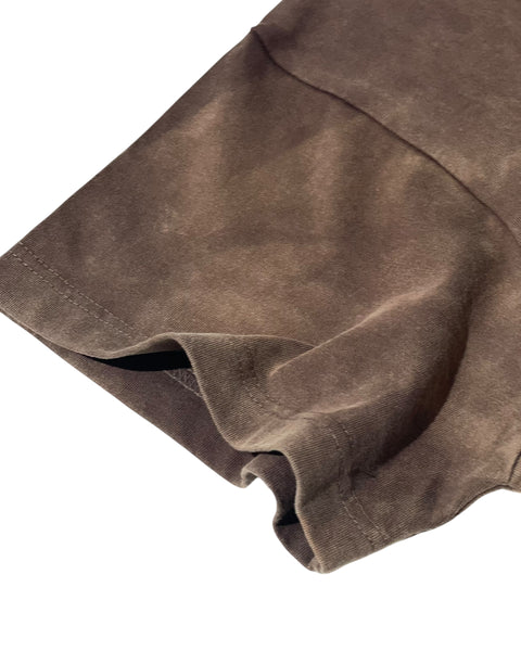 250gsm Heavyweight Wash T-shirt - Earth Mud Wash