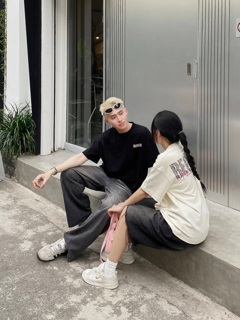 Multi Technique Boxy T-shirt - Off White