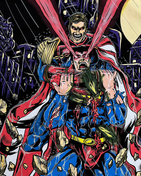 Homelander vs Superman