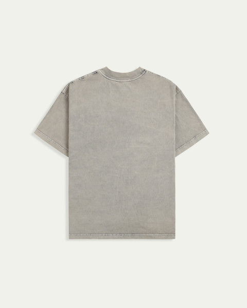 Blank Boxy Wash T-shirt - Dust - TOBI