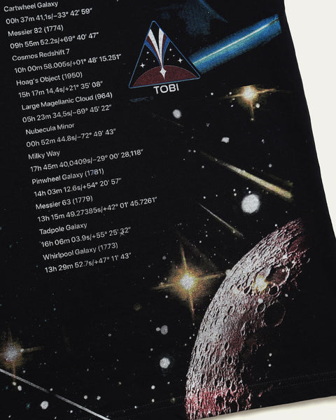 Galaxy Overprinted T-shirt - TOBI