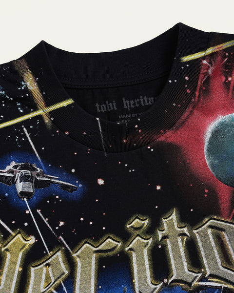 Galaxy Overprinted T-shirt - TOBI