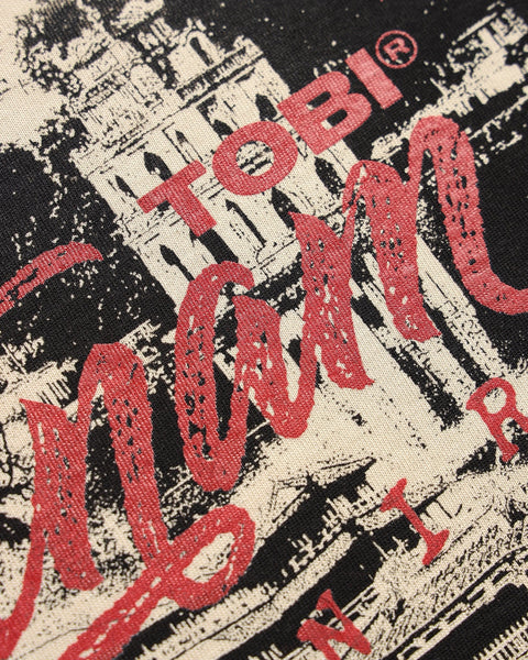Made By Viet Mega Printed T-shirt - Beige - TOBI