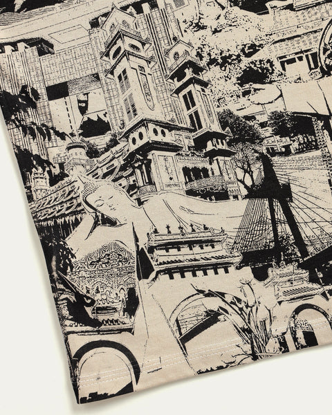 Made By Viet Mega Printed T-shirt - Beige - TOBI