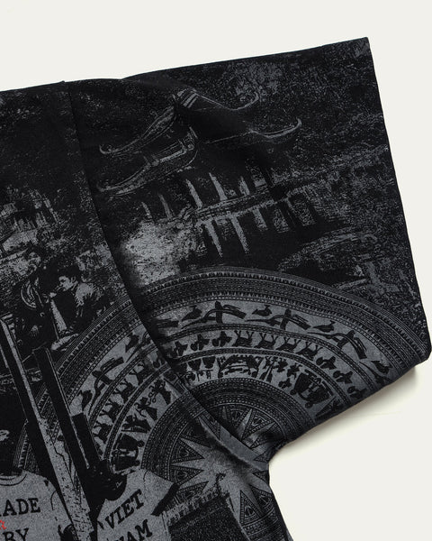 Made By Viet Mega Printed T-shirt - Black - TOBI