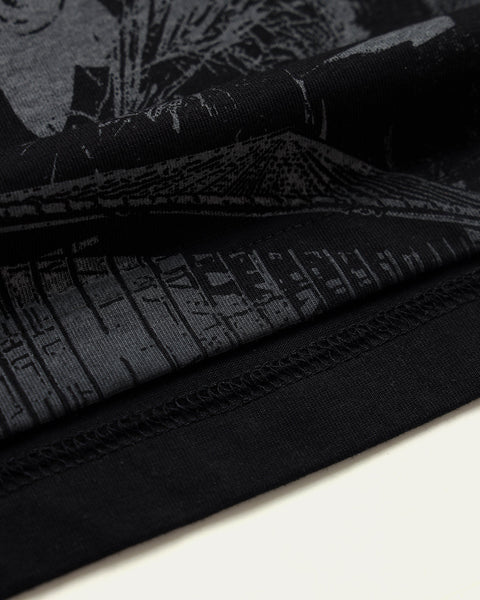 Made By Viet Mega Printed T-shirt - Black - TOBI