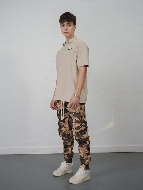 MDR Polo Shirt - Beige - TOBI