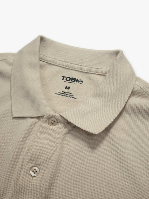 MDR Polo Shirt - Beige - TOBI