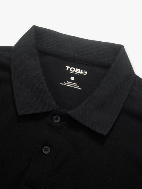 MDR Polo Shirt - Black - TOBI