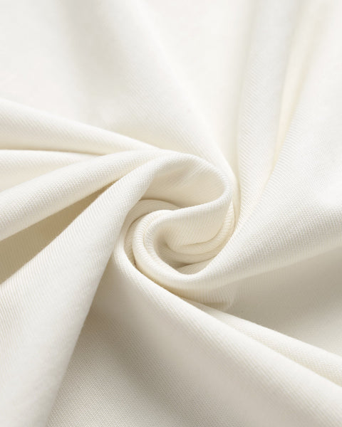 Multi Technique Boxy T-shirt - Off White - TOBI
