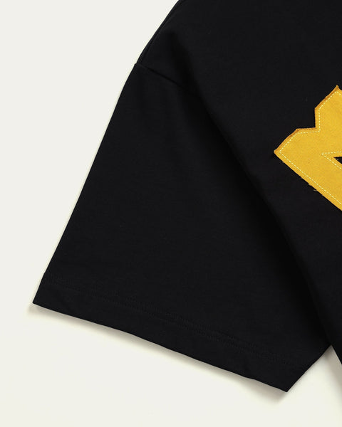 My Heaven Patches Boxy T-shirt - Black - TOBI