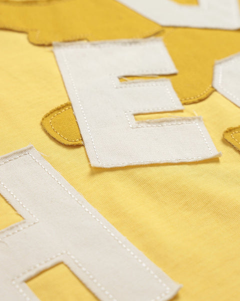 My Heaven Patches Boxy T-shirt - Yellow - TOBI