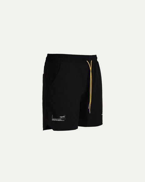 Nylon Basic Shorts - Black - TOBI