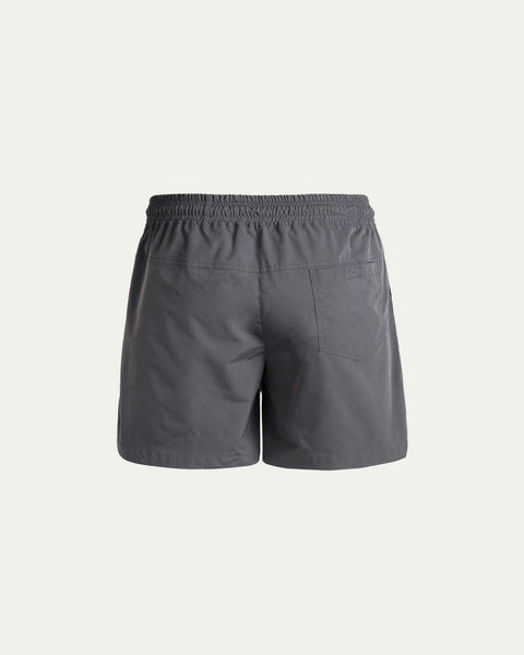 Nylon Basic Shorts - Dark Grey - TOBI