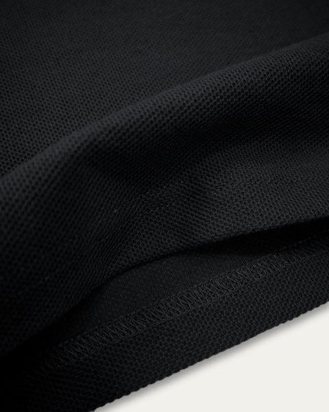 Polo Waffle - Black - TOBI