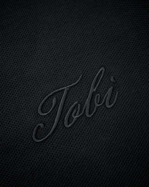 Polo Waffle - Black - TOBI