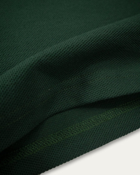 Polo Waffle - Dark Green - TOBI