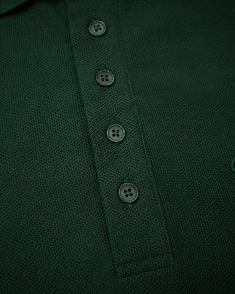 Polo Waffle - Dark Green - TOBI