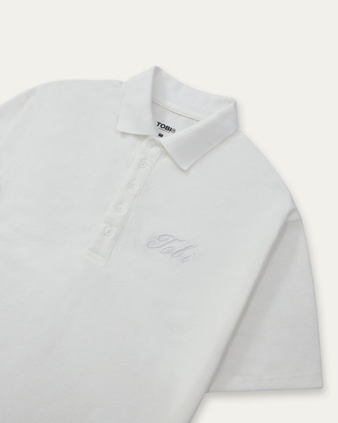 Polo Waffle - Off White - TOBI