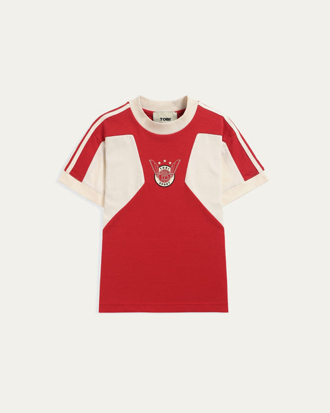Stripped Baby T-shirt - Red - TOBI