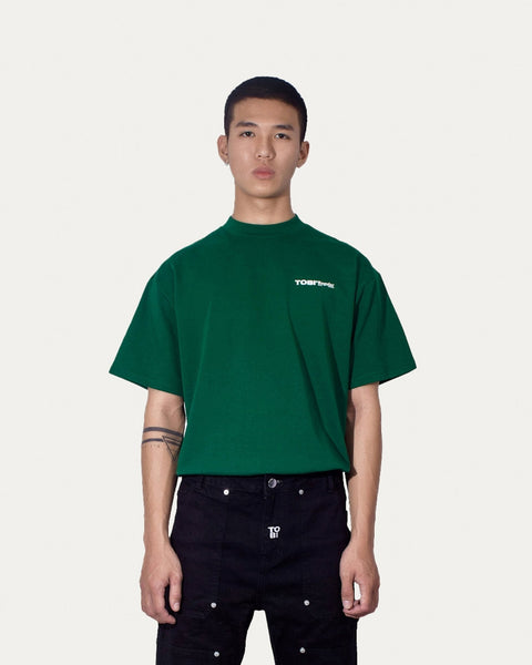 TOBI 280gsm Boxy Tee - Racing Green - TOBI