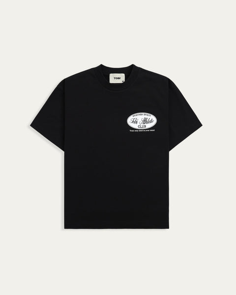 TOBI® Athletic Club T-shirt - Black - TOBI