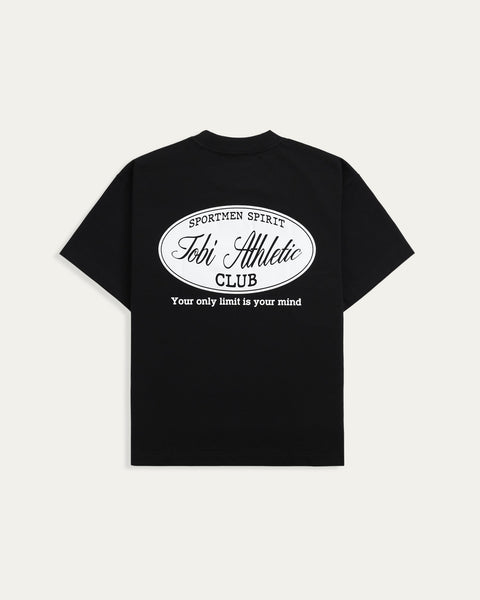 TOBI® Athletic Club T-shirt - Black - TOBI