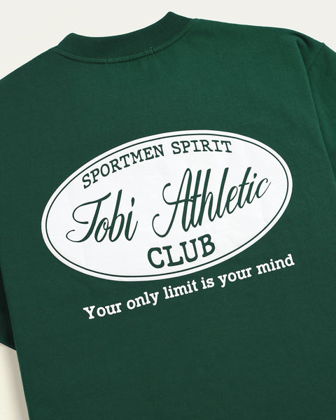 TOBI® Athletic Club T-shirt - Racing Green - TOBI