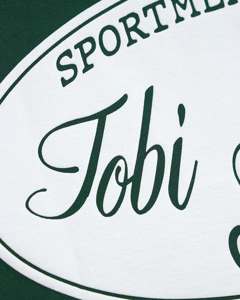 TOBI® Athletic Club T-shirt - Racing Green - TOBI