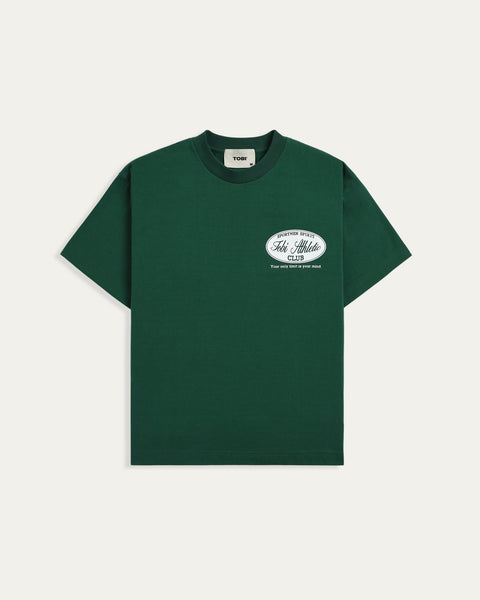 TOBI® Athletic Club T-shirt - Racing Green - TOBI