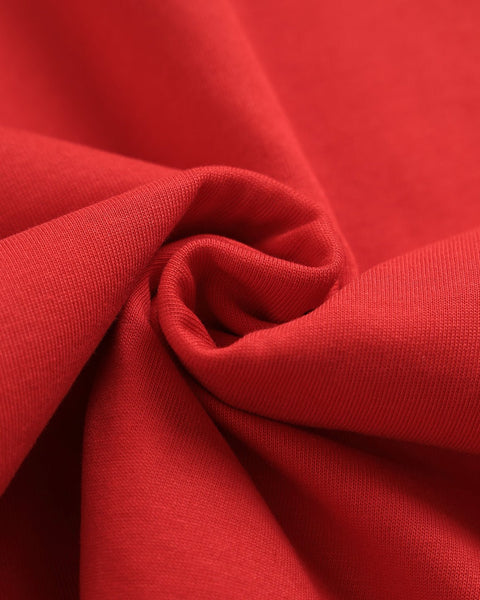 TOBI Heaven Embossed T-shirt - Red - TOBI