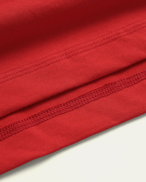 TOBI Heaven Embossed T-shirt - Red - TOBI